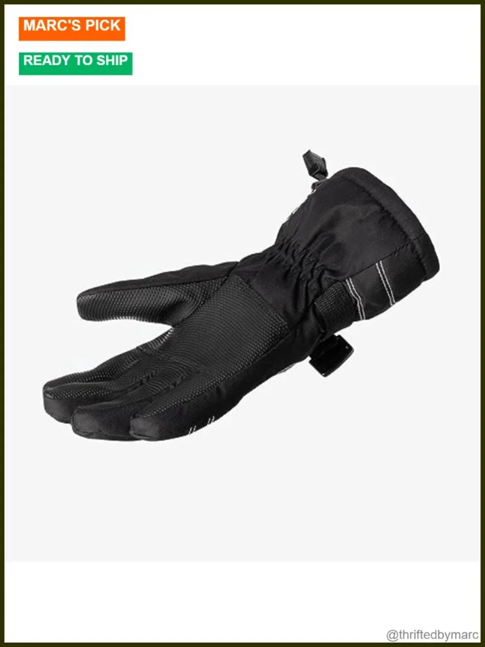 Kids' Snow Gloves with Thinsulate Insulation and Adjustable Cuff